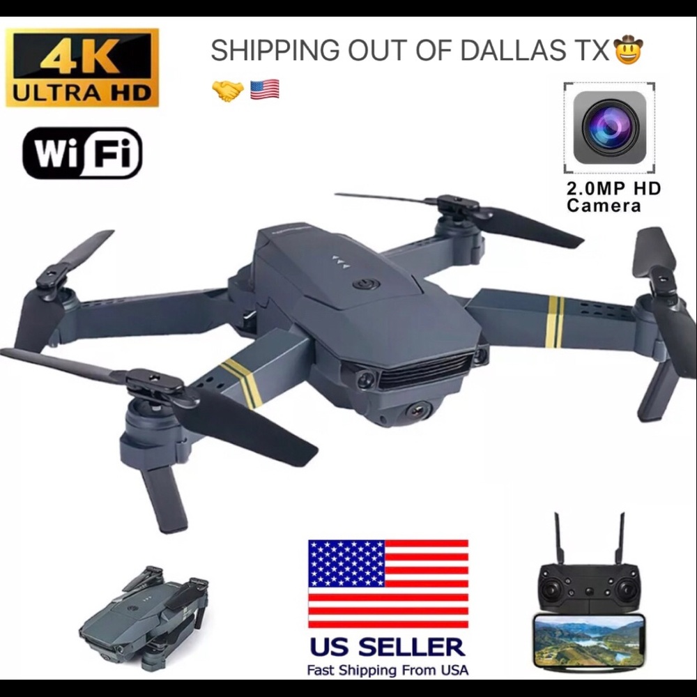 TACTICAL DRONE X Wifi HD 4K Camera Foldable Quadcopter Selfie BRAND NEW